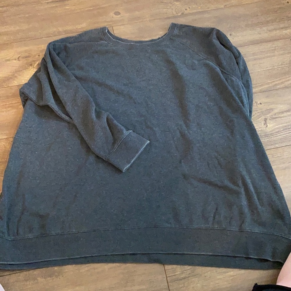 Brand new lightly distressed black sweatshirt